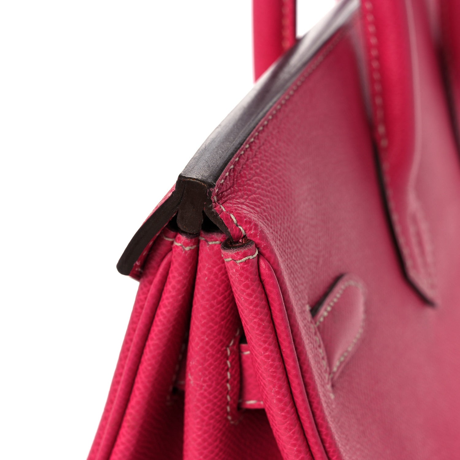 Hermes Epsom Candy Birkin 35 Rose Tyrien Rubis 48 of 51