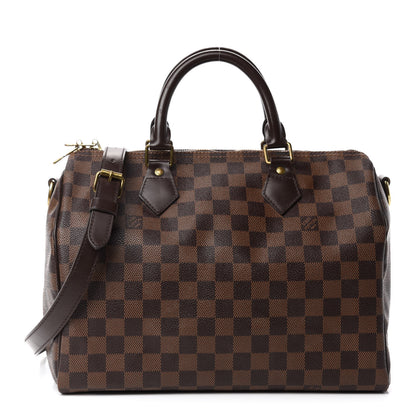 Louis Vuitton Damier Ebene Speedy Bandouliere 30 1 of 10