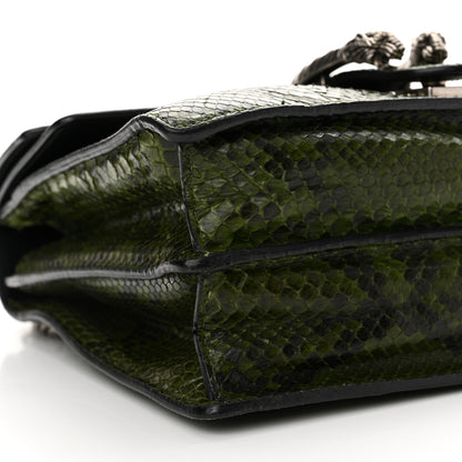 Gucci Snakeskin Medium Dionysus Shoulder Bag Green 9 of 17