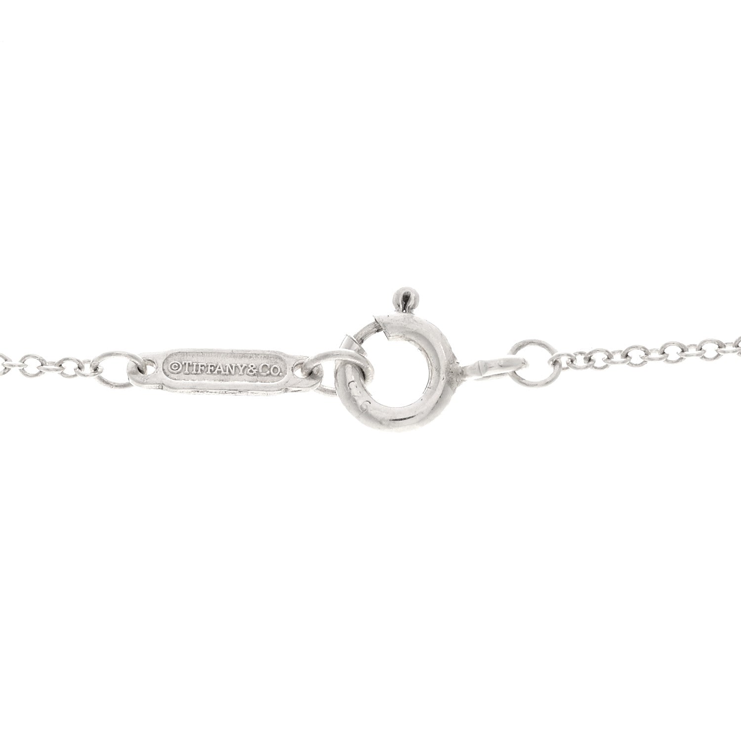 Tiffany Sterling Silver Atlas Lariat Pendant Necklace 4 of 4