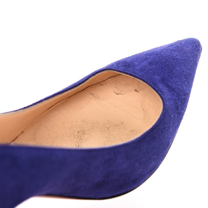 Christian Louboutin Veau Velours Decoltish 85 Pumps 37 Encre 8 of 10