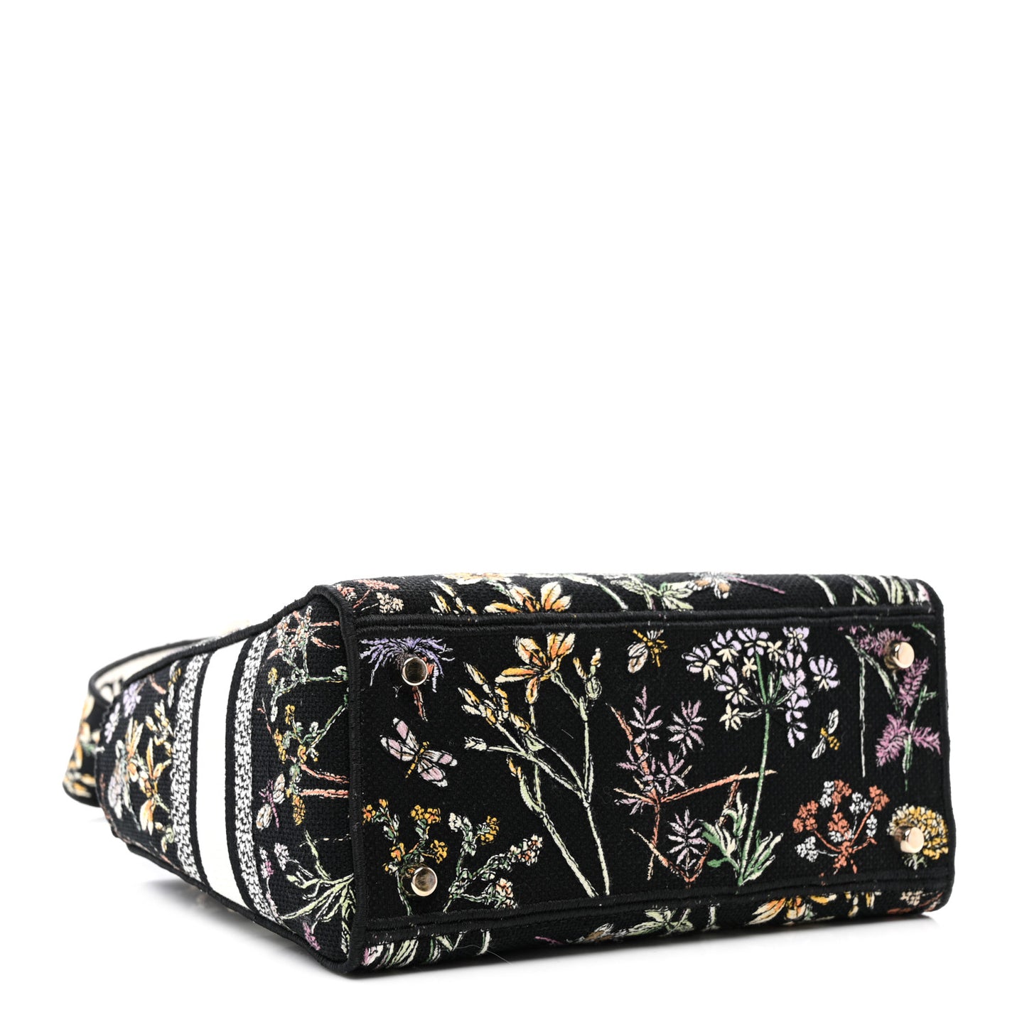 Canvas Embroidered Herbarium Medium Lady D-Lite Black Multicolor