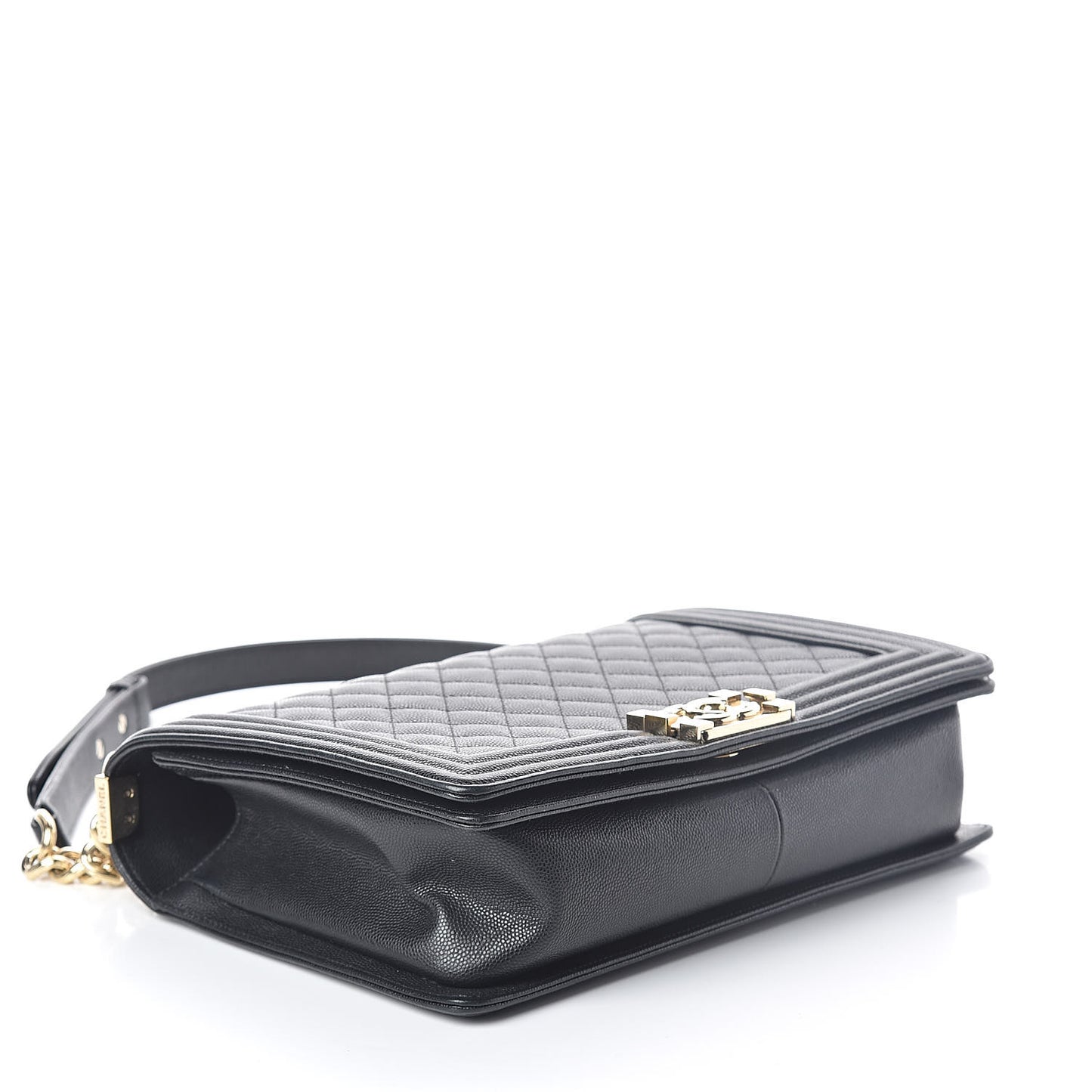 Caviar Quilted New Medium Boy Flap Black