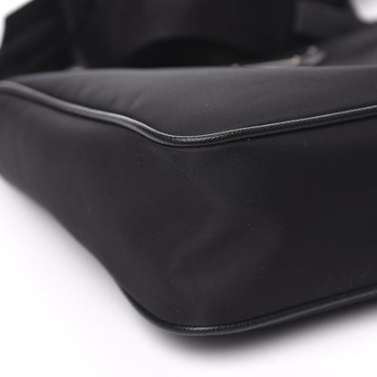 Prada Re-Nylon Saffiano Pocket Zippered Shoulder Bag Black 8 of 10