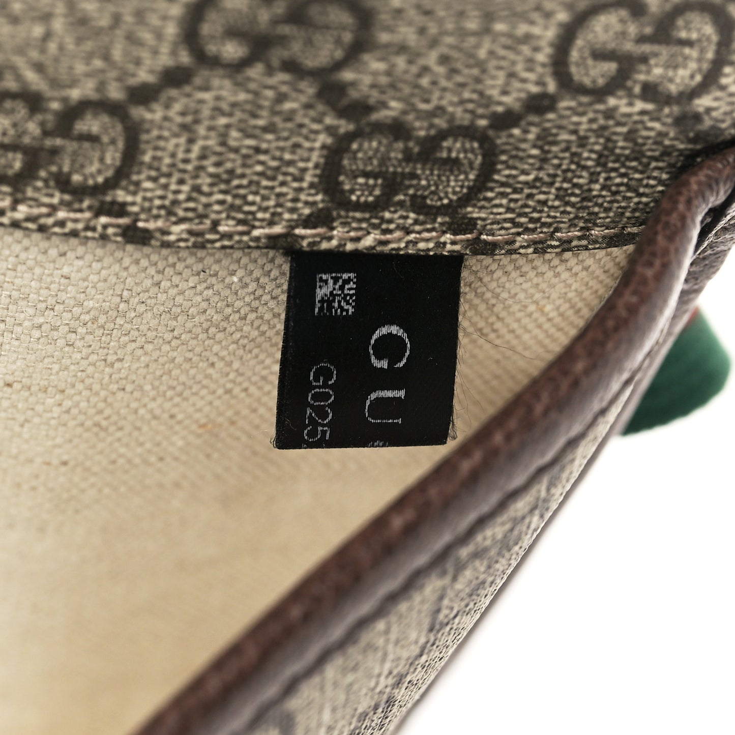 GG Supreme Monogram Neo Vintage Web Belt Bag Brown