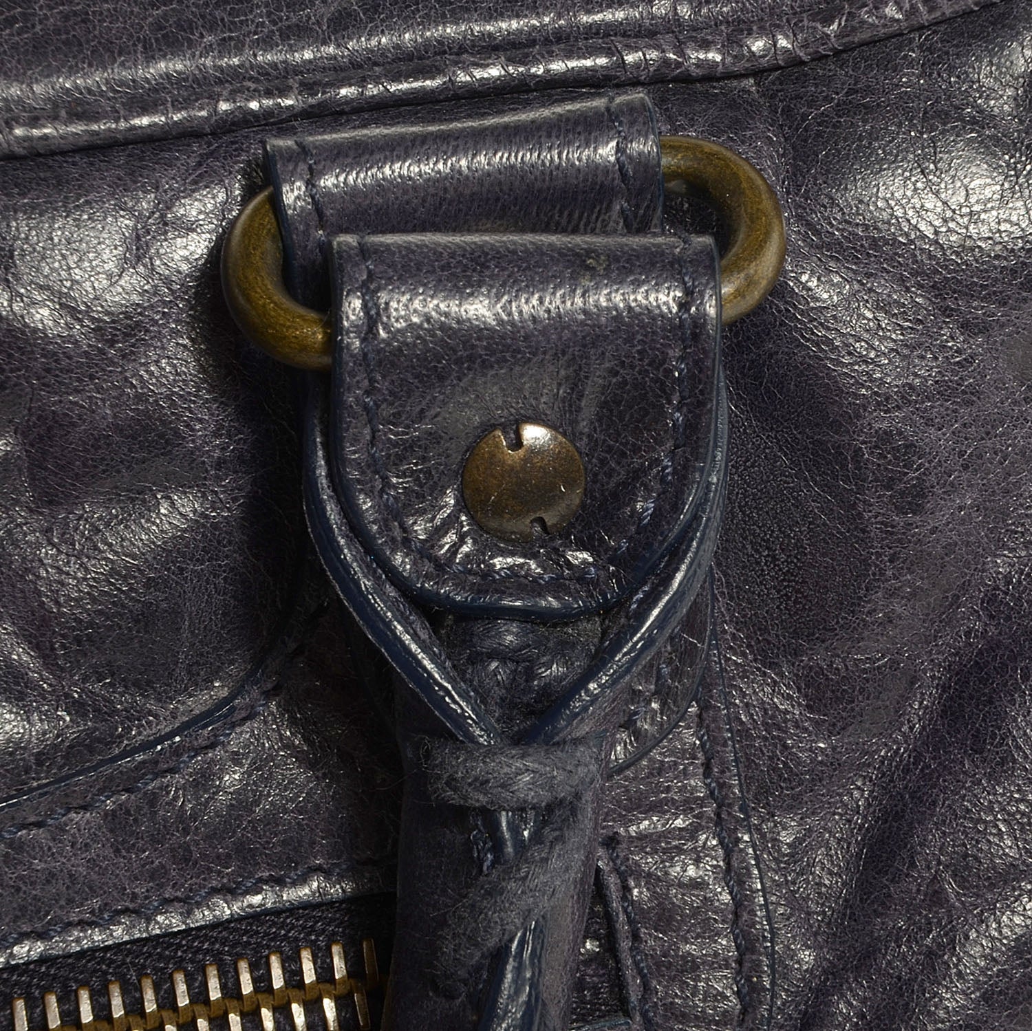 Balenciaga Chevre Classic Hardware Box Bag Ink 10 of 14