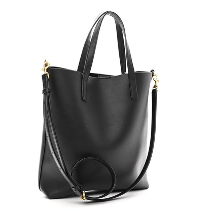 Saint Laurent Calfskin Toy Shopping Tote Black 3 of 10