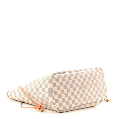 Louis Vuitton Damier Azur Neo Neverful lMM Rose Ballerine 4 of 11