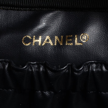 Chanel Lambskin Vanity Cosmetic Bag Black 6 of 8