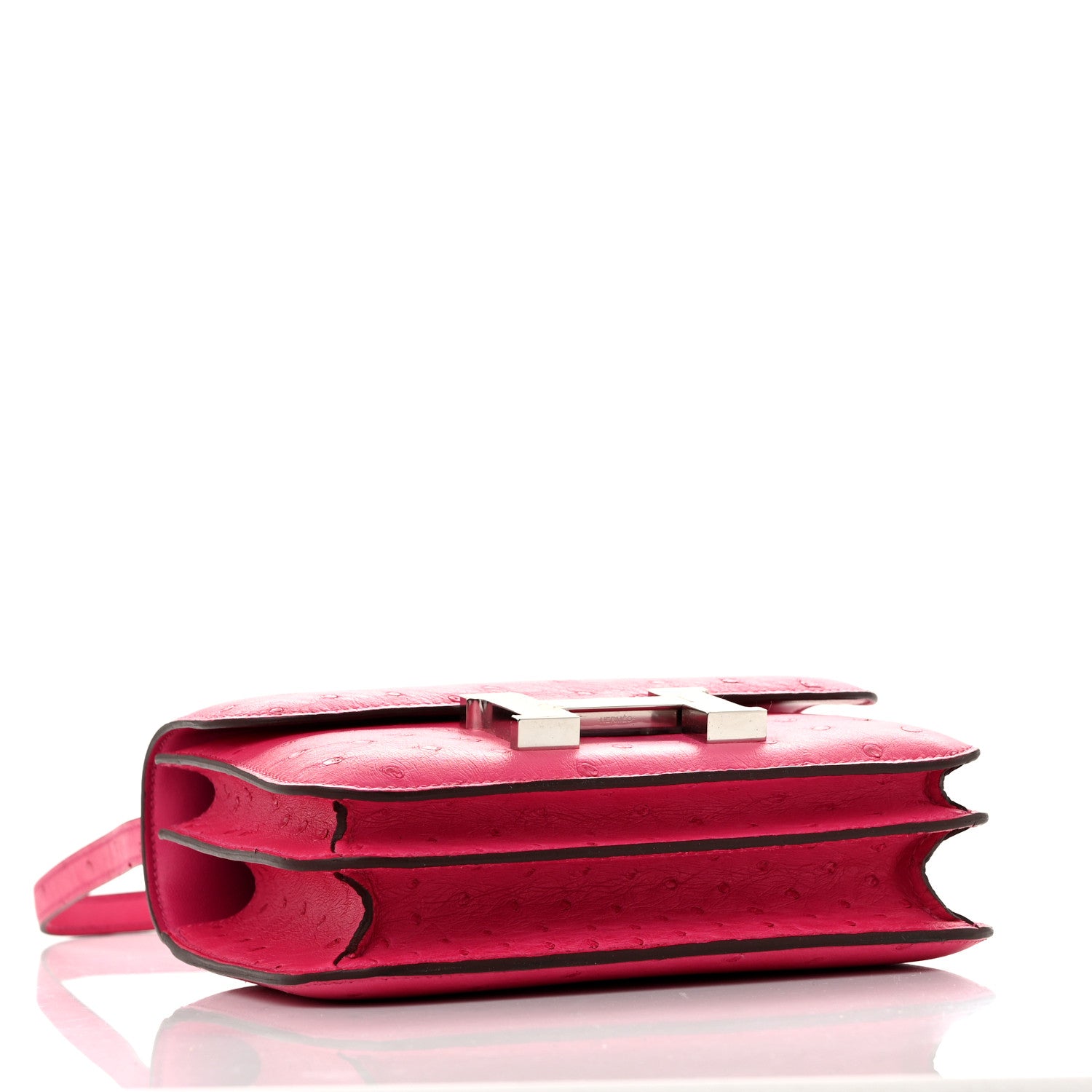 Hermes Ostrich Constance 18 Rose Pourpre 4 of 12