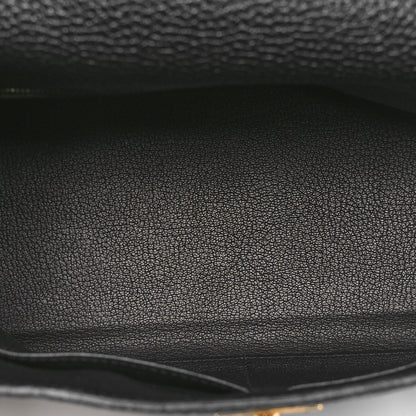 Hermes Taurillon Clemence Kelly Retourne 28 Black 5 of 10