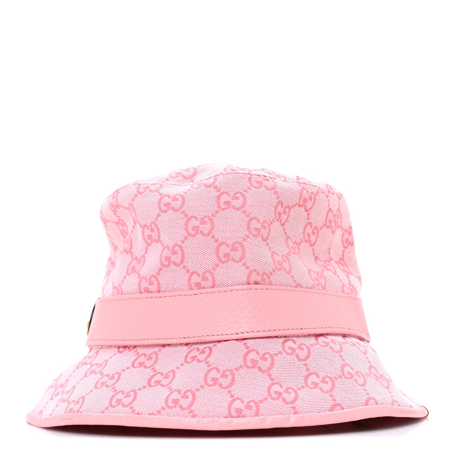 Gucci Monogram Textured Dollar Calfskin GG Jago Bucket Hat XXL  Soft Cotton Candy Dark Cotton Candy 4 of 8