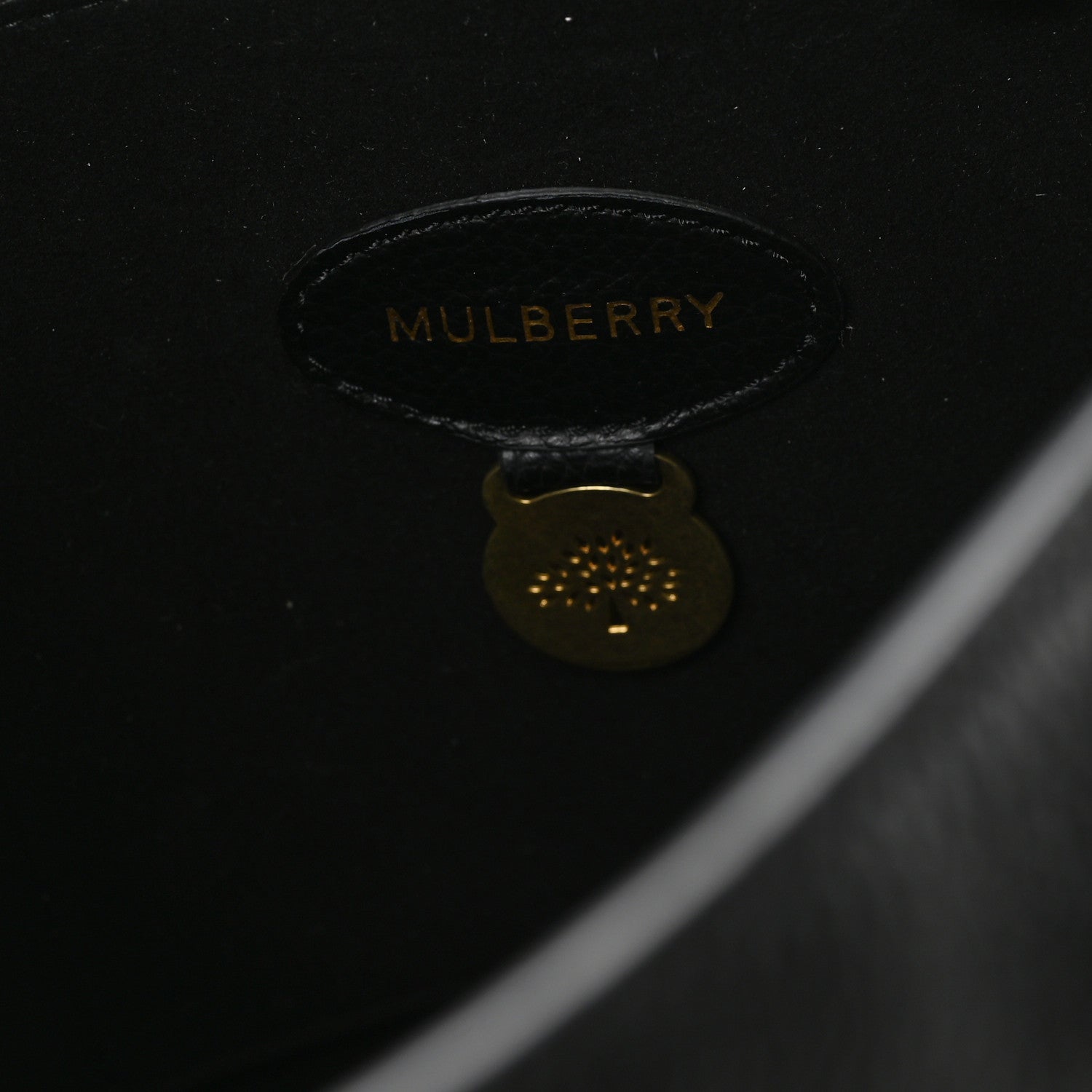 Mulberry Small Classic Grain Bayswater Black 6 of 10