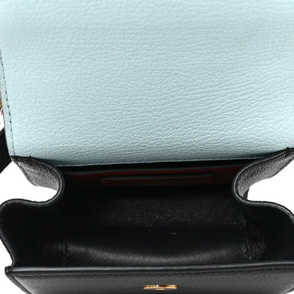 Valentino Garavani Pebbled Calfskin Micro VSling Shoulder Bag Black 5 of 6