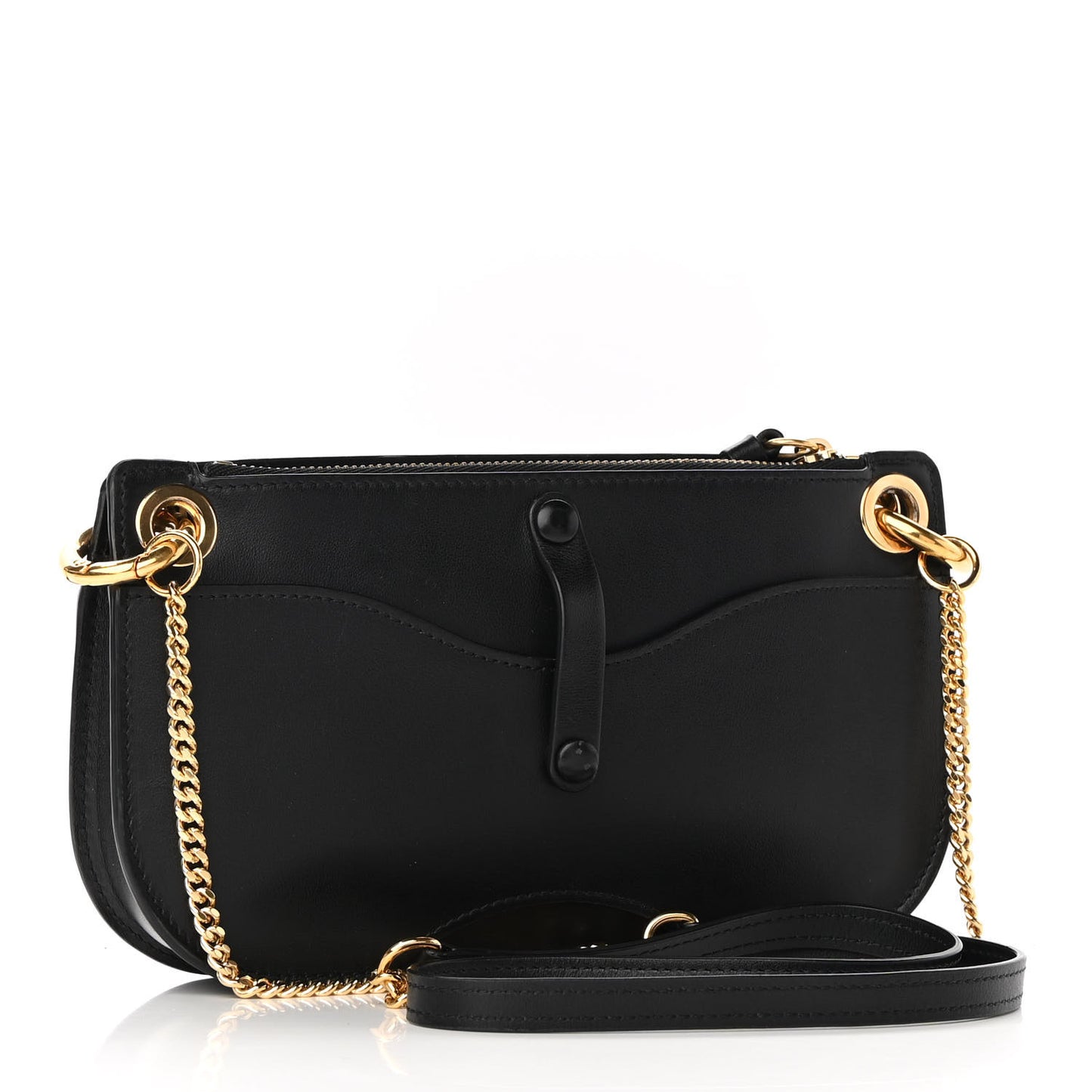 Calfskin Tess Mini Crossbody Bag Black
