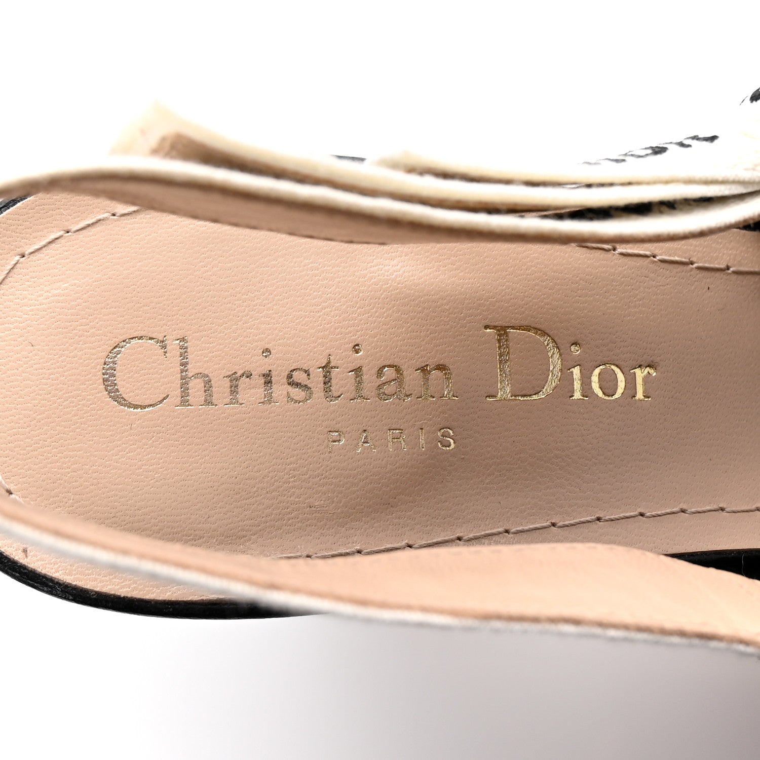 Christian Dior Technical Canvas Ribbon J Adior Slingback 65mm Pumps 37.5 Black 37.5 Black 8 of 9