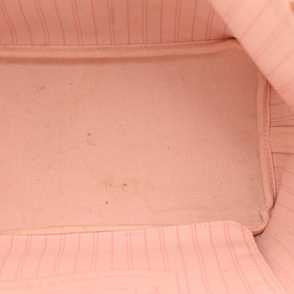 Louis Vuitton Damier Azur Neo Neverfull MM Rose Ballerine 11 of 15