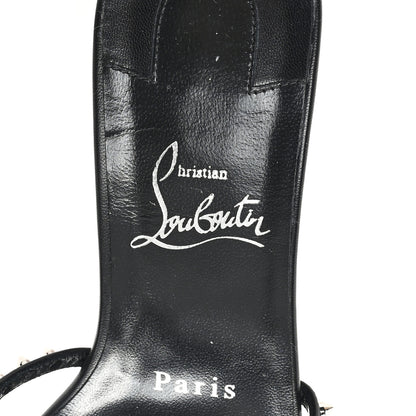 Christian Louboutin Nappa Tatoosh 85 Sandals 37.5 Black 8 of 9