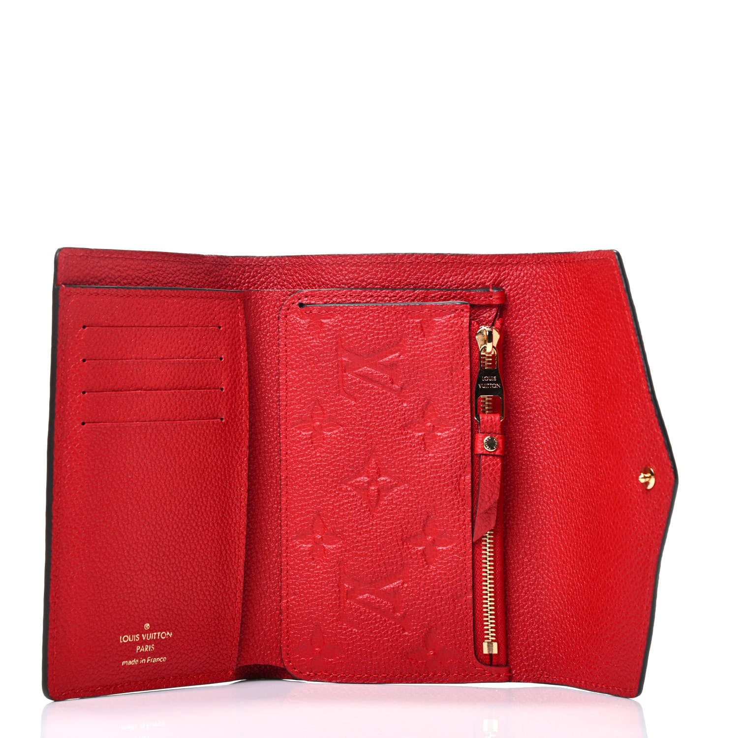 Louis Vuitton Empreinte Compact Curieuse Wallet Cherry 5 of 7