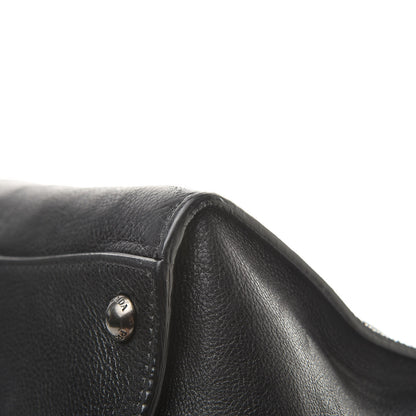 Prada Glace Calf Small Twin Pocket Tote Black 11 of 25