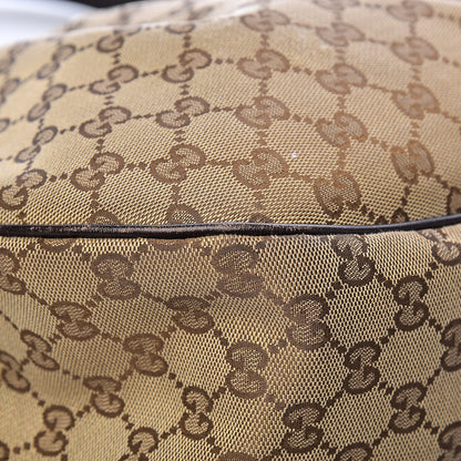 Gucci Monogram Medium Sukey Hobo Dark Brown 22 of 23