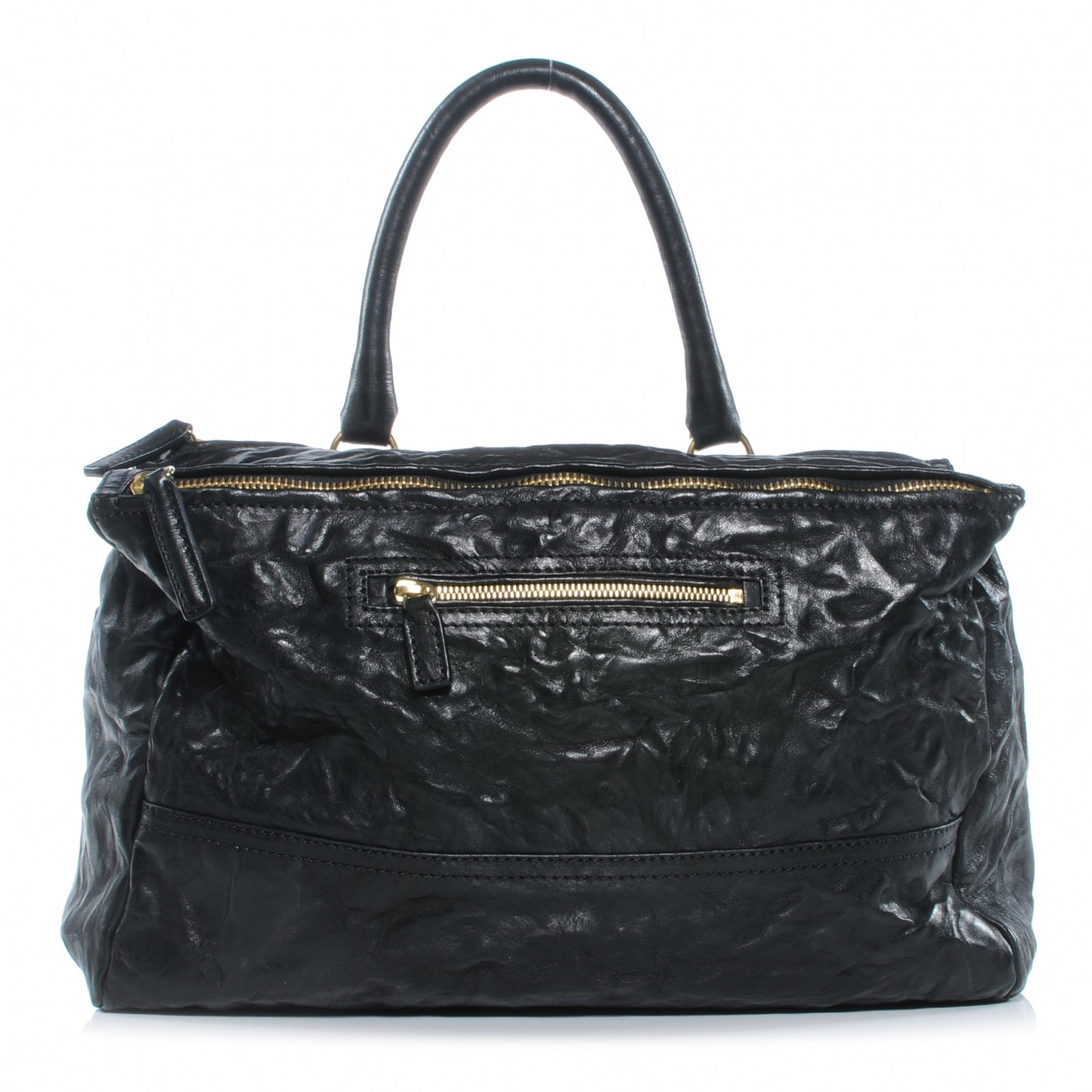 Textured Sheepskin Medium Pandora Pepe Messenger Black