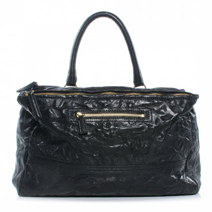 Givenchy Textured Sheepskin Medium Pandora Pepe Messenger Black 1 of 8