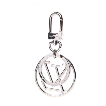 Louis Vuitton LV Circle Bag Charm Key Holder Silver 1 of 2