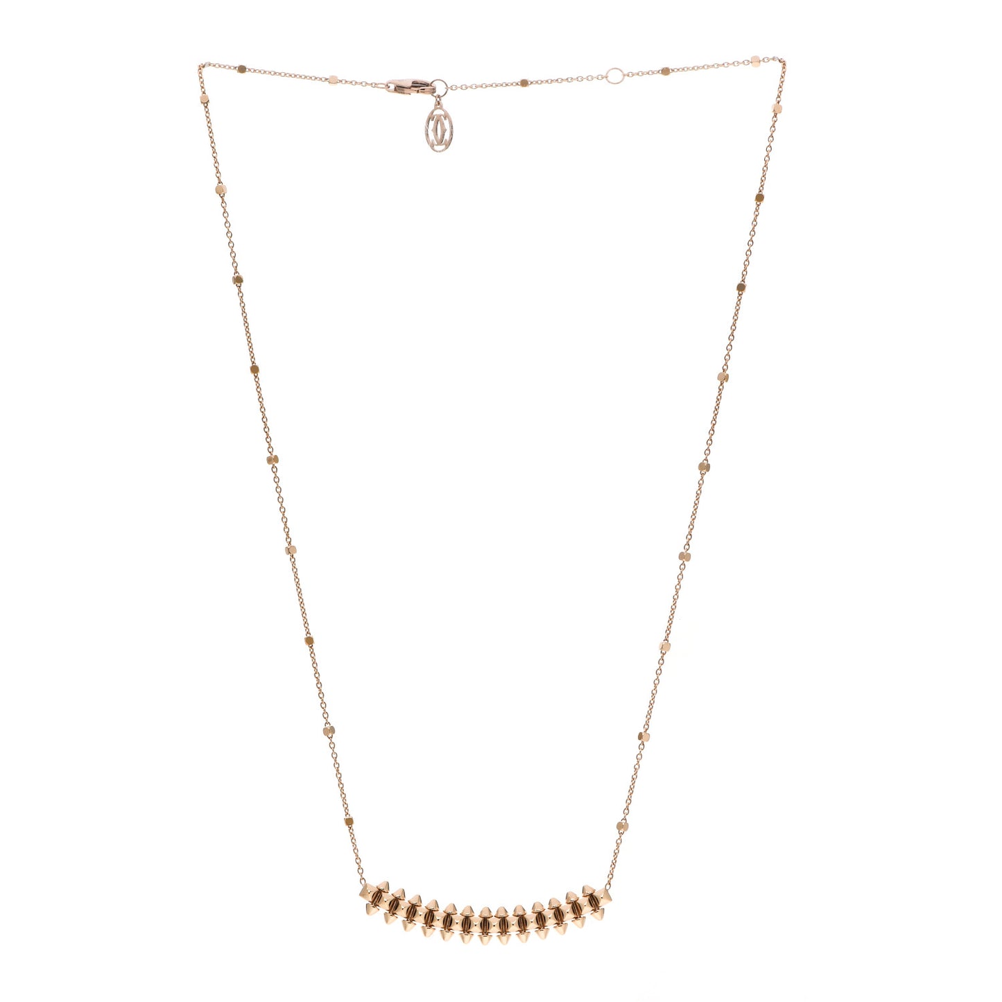 18K Pink Gold Small Clash de Cartier Necklace