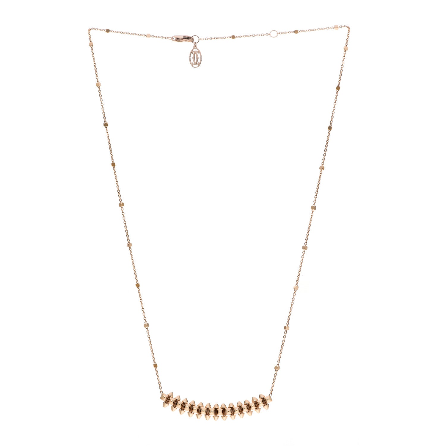 Cartier 18K Pink Gold Small Clash de Cartier Necklace 3 of 6