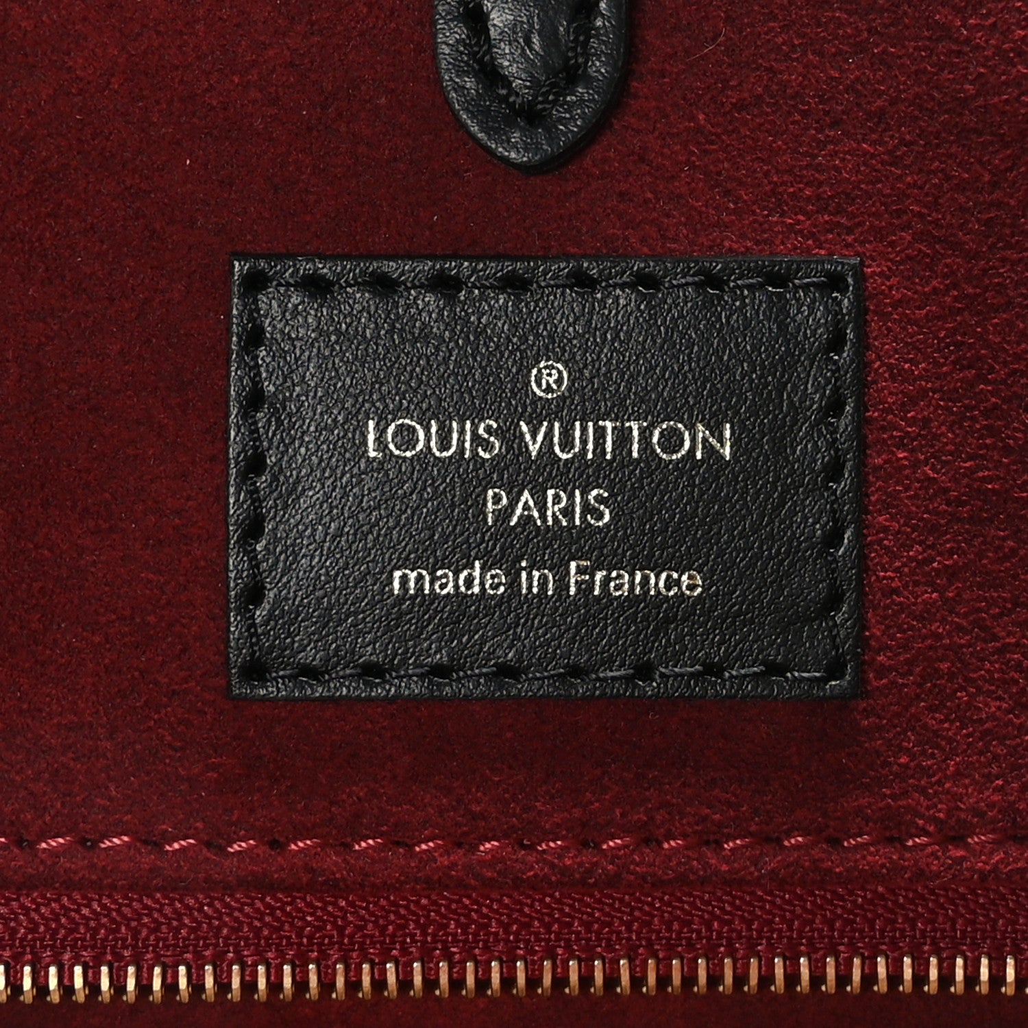 Louis Vuitton Empreinte Monogram Giant Onthego MM Black Beige 6 of 8