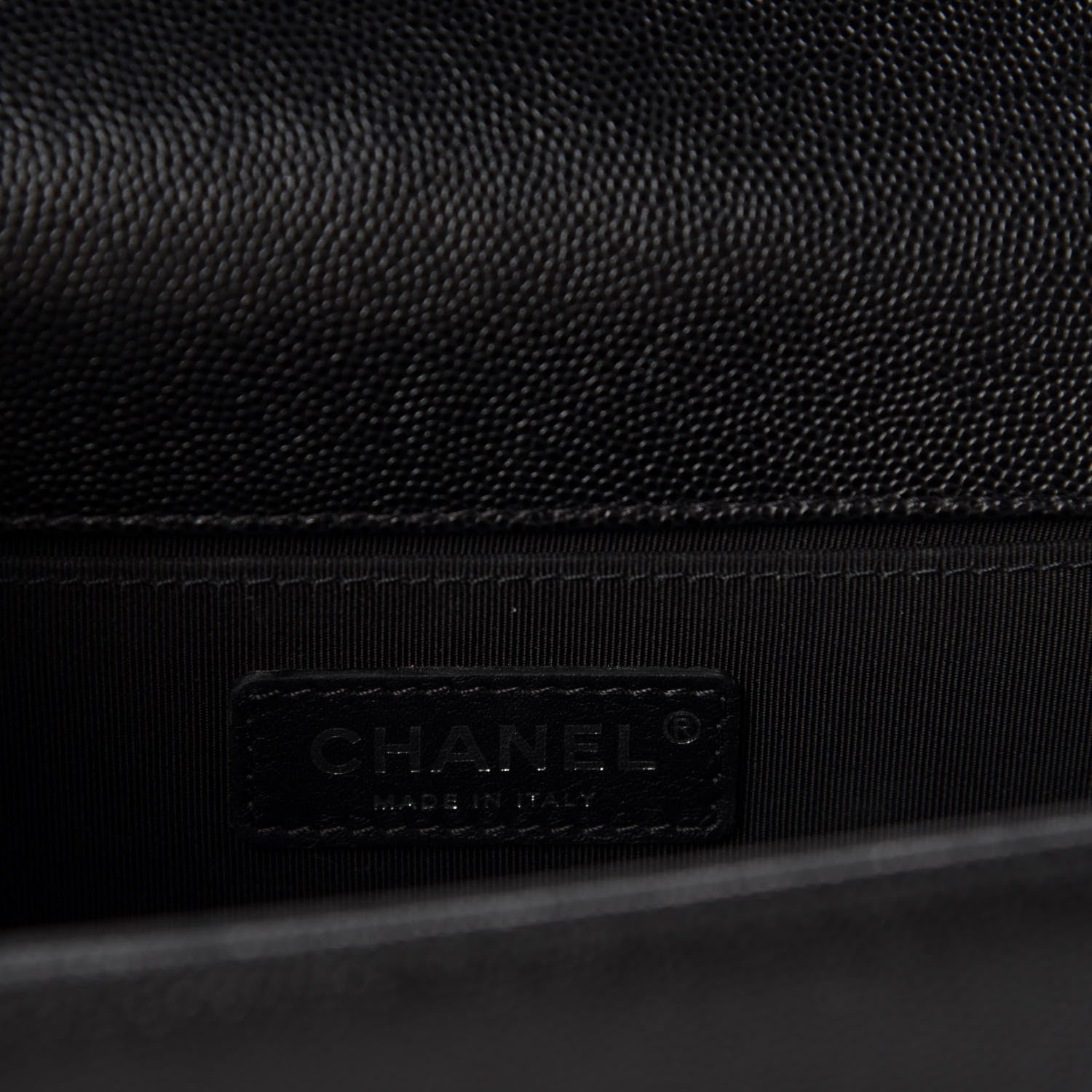 Chanel Caviar Quilted Medium Boy Flap Black 8 of 11