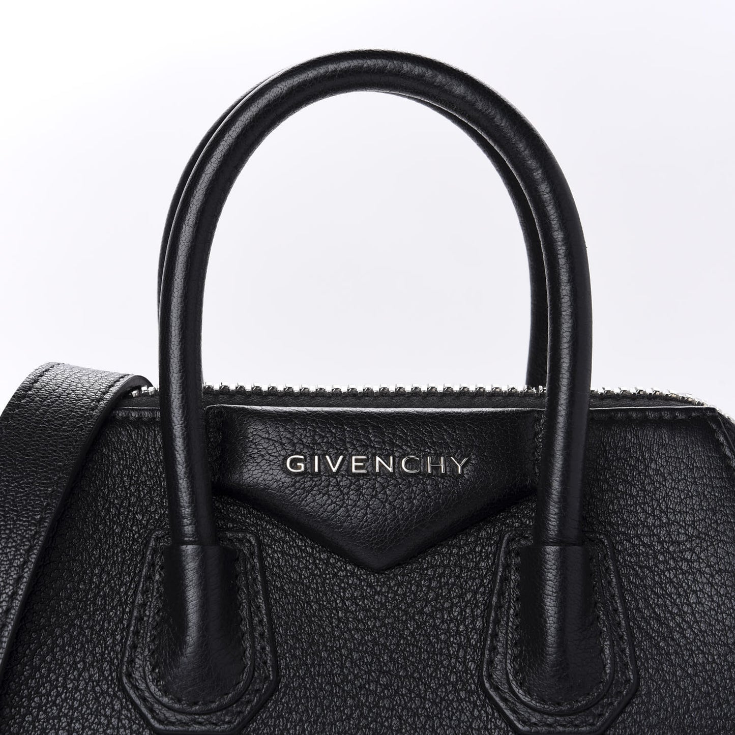 Sugar Goatskin Mini Antigona Black