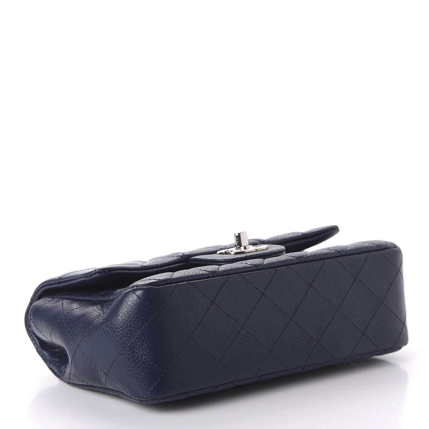 Chanel Caviar Quilted Mini Rectangular Flap Navy 4 of 11