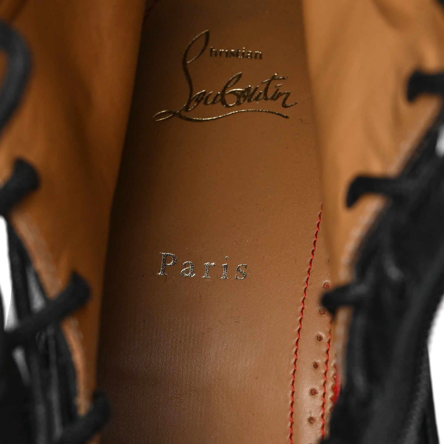 Christian Louboutin Calfskin Mens Trapman Flat Boots 45.5 Black 7 of 7