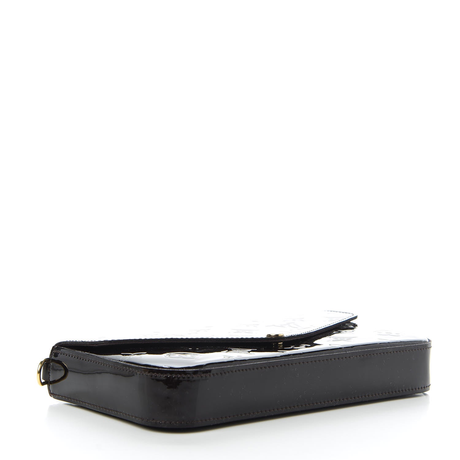 Louis Vuitton Vernis Pochette Felicie Chain Wallet Amarante 4 of 10