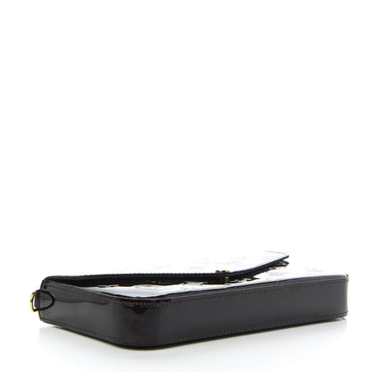 Louis Vuitton Vernis Pochette Felicie Chain Wallet Amarante 4 of 10