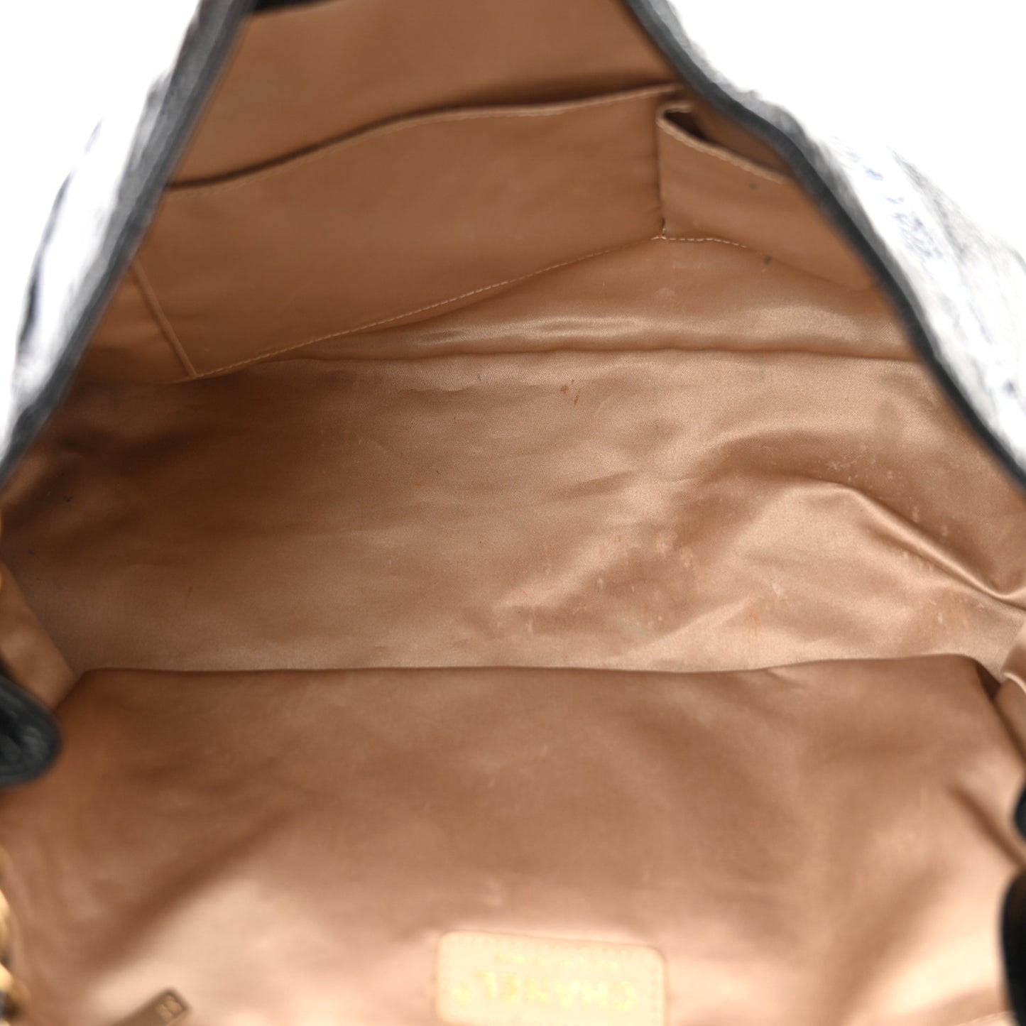 Vinyl XL Rock and Chain Flap Black