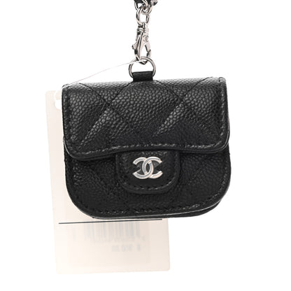 Chanel Caviar Quilted Airpods Pro Case Black 4 of 8