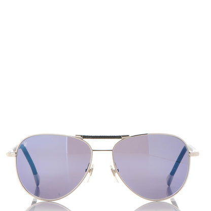 Louis Vuitton Damier Graphite Conspiration Pilote Sunglasses Z0659U 2 of 7