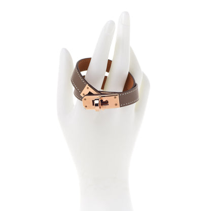 Hermes Swift Kelly Double Tour Bracelet S Etoupe 2 of 8