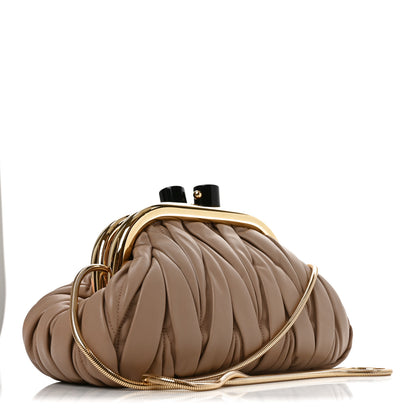 Miu Miu Nappa Matelasse Miu Belle Bag Cammeo 3 of 9