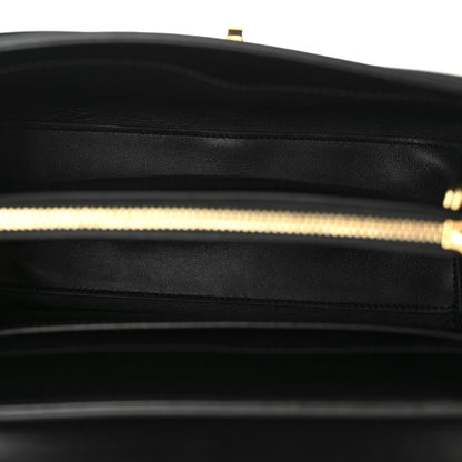 Celine Satinated Calfskin Small 16 Top Handle Bag Black 5 of 12