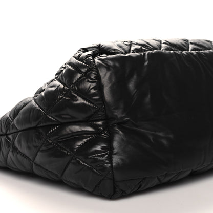 Chanel Nylon Quilted Small Coco Cocoon Tote Black 9 of 10