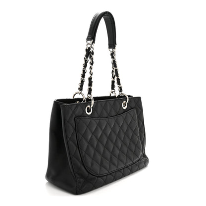Chanel Caviar Quilted Grand Shopping Tote GST Black 3 of 13