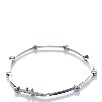 Tiffany Platinum Diamond 8 Station Bracelet 3 of 5