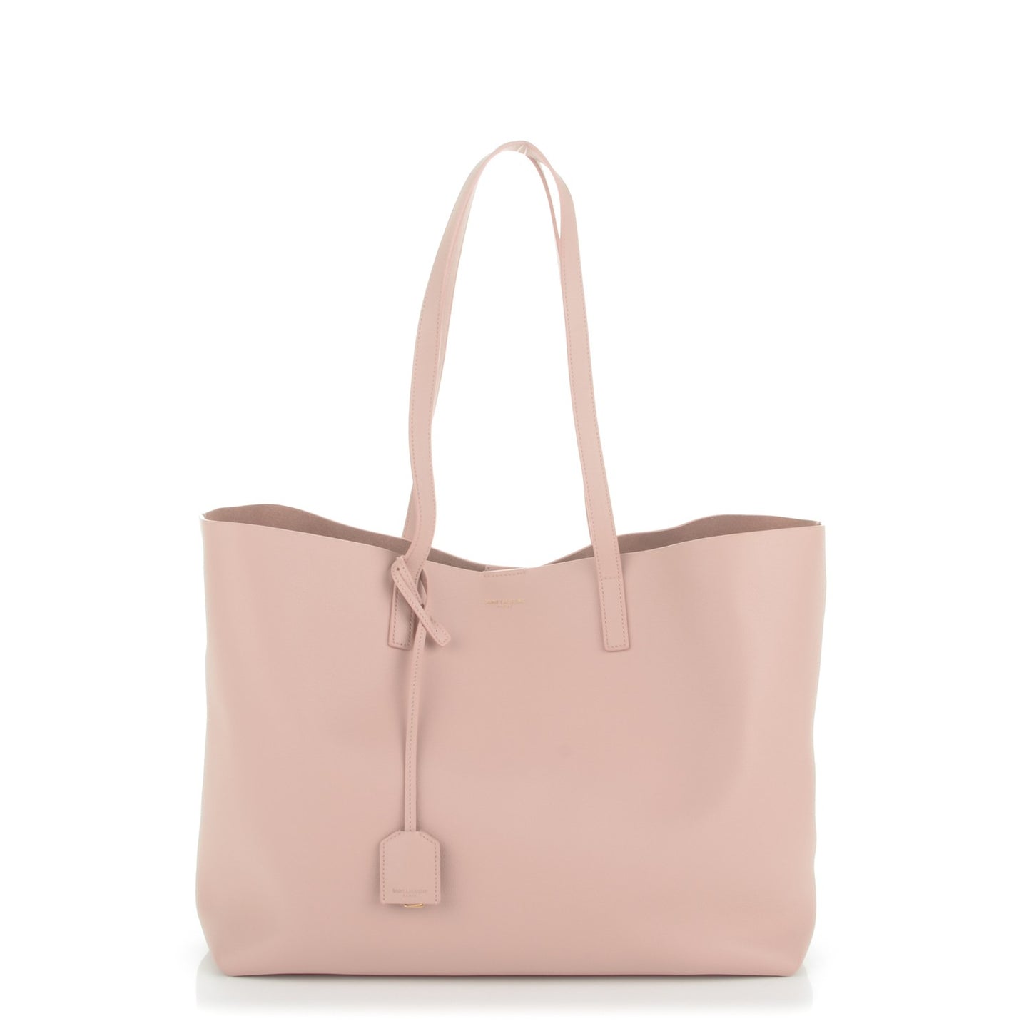 Calfskin Large Shopping Tote Pale Blush