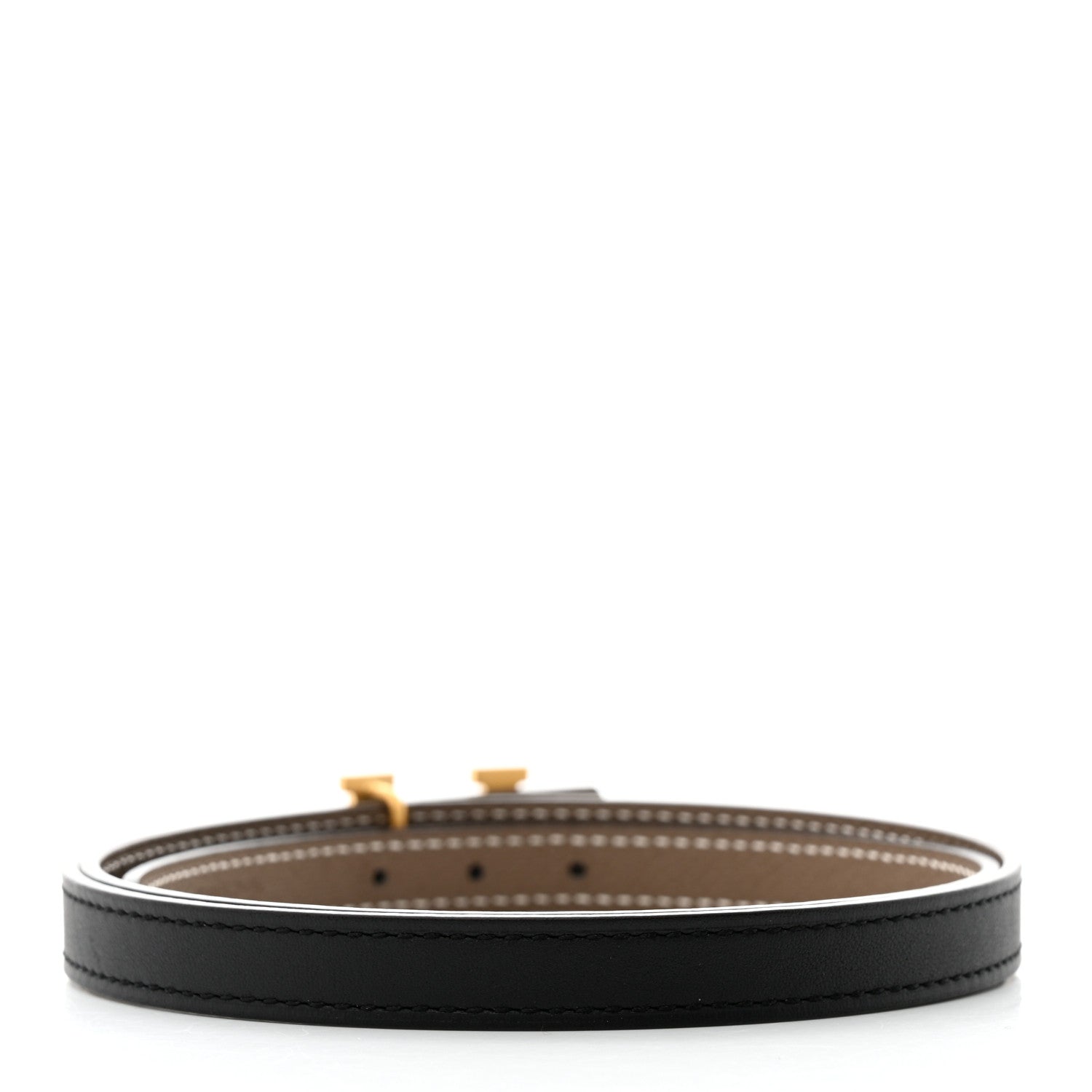 Hermes Epsom Swift 13mm H Belt 75 30 Etoupe Black 4 of 11