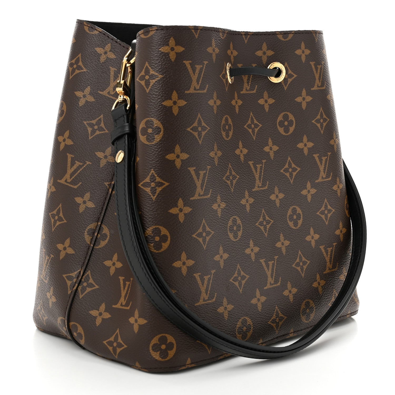 Louis Vuitton Monogram Neonoe MM Black 3 of 10