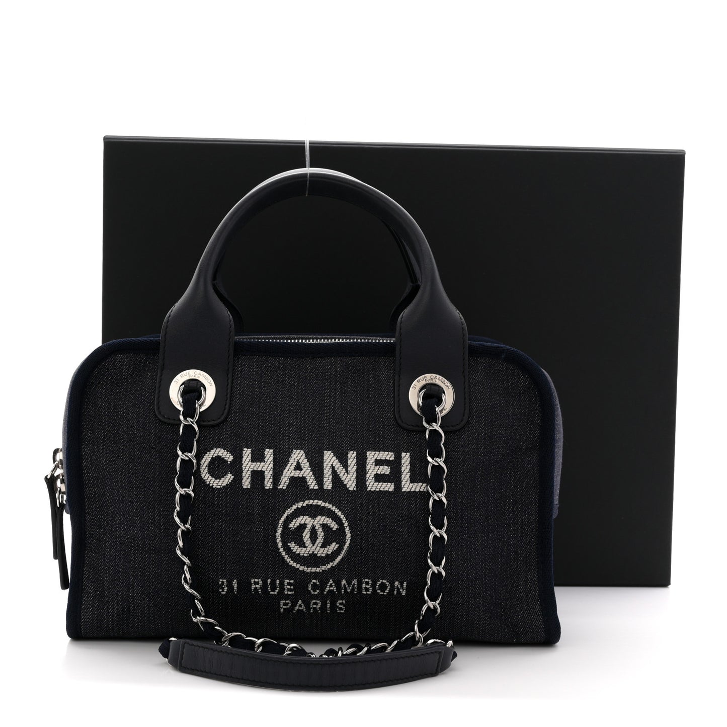 Denim Deauville Bowling Bag Blue